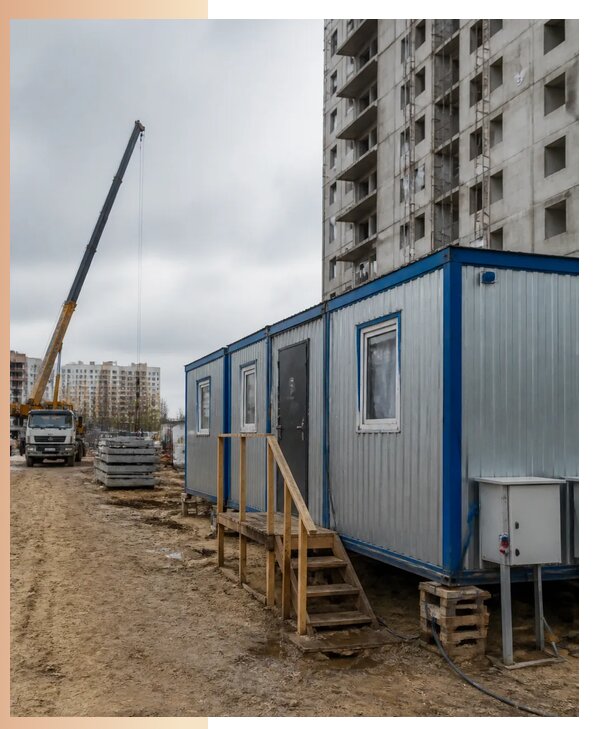 Аренда строительных вагончиков для рабочих в Слободской